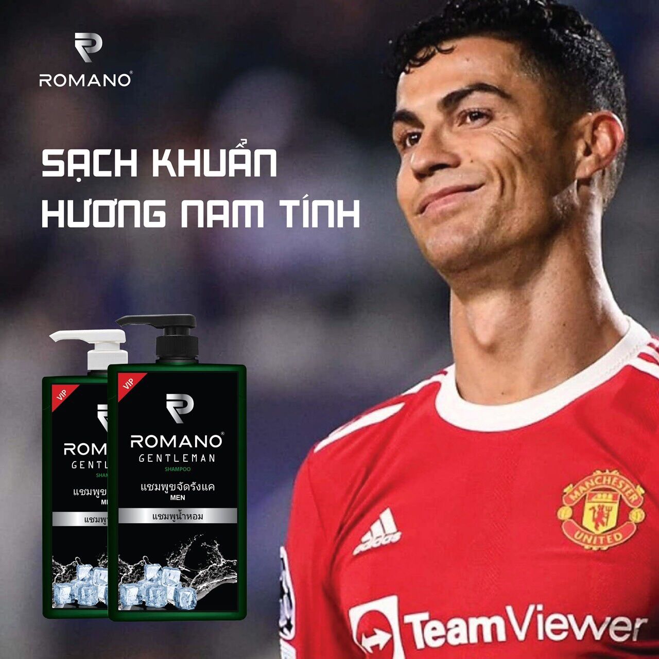 Dầu gội nam romano 800ml hàng thái
