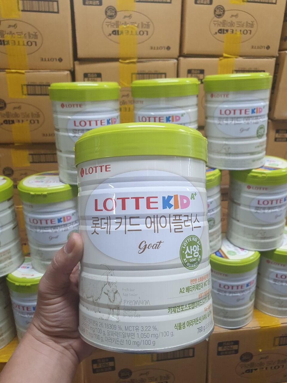 SỮA DÊ LOTTE KID A+ 760G