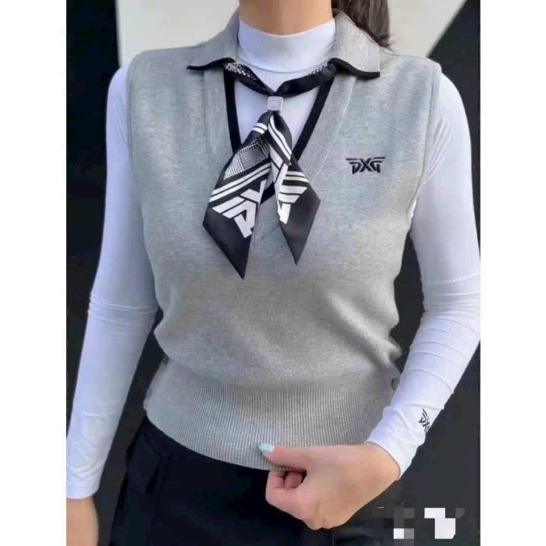 ÁO GOLF NỮ DỆT KIM PXG ĐẸP