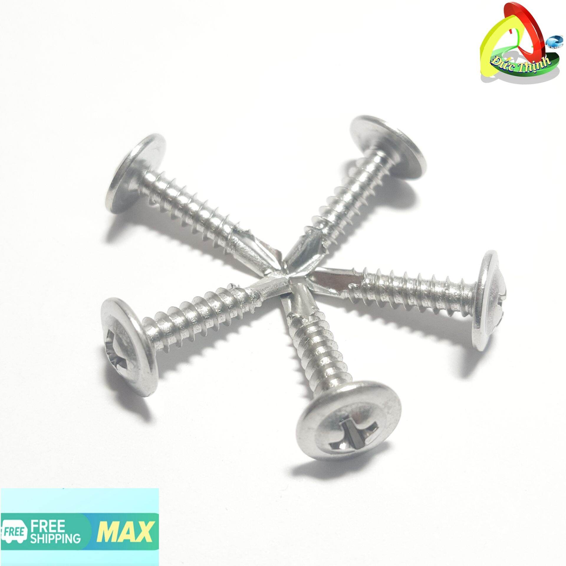 50 con vít inox 410 đầu dù tự khoan 4*19