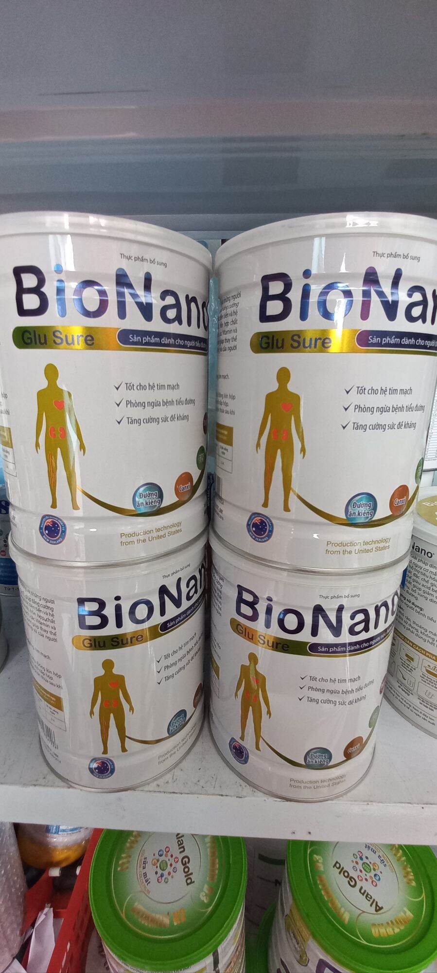 Combo 2 hộp sữa tiểu đường Bio Nano glu sure