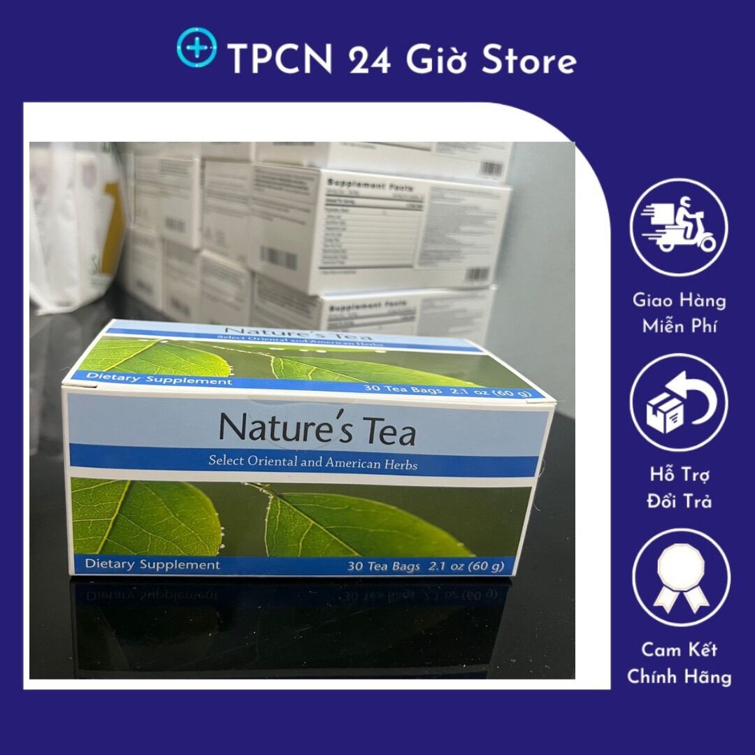 Trà nature's tea giúp thải độc ruột, giảm táo bón