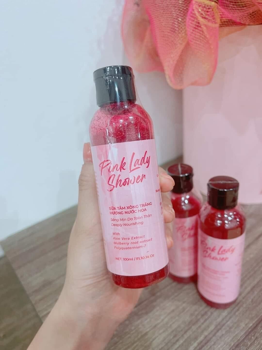 SỮA TẮM XÔNG TRẮNG PINK LADY MINI(100ml)
