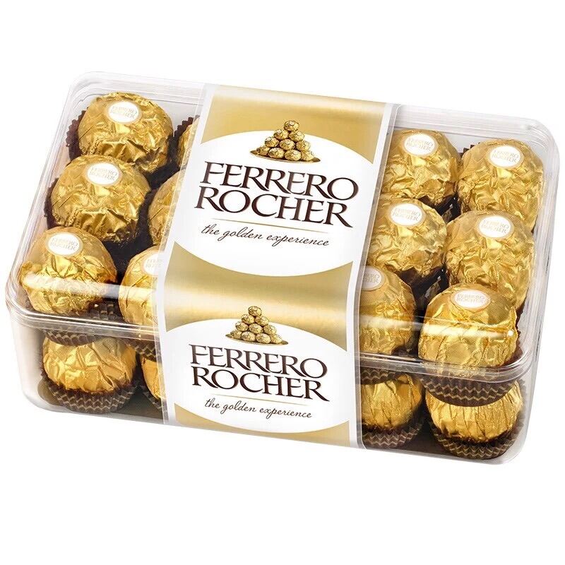 Socola Ferrero Rocher nhân hạnh nhân. Chocolate  Cao Cấp / 16 viên / 30viên