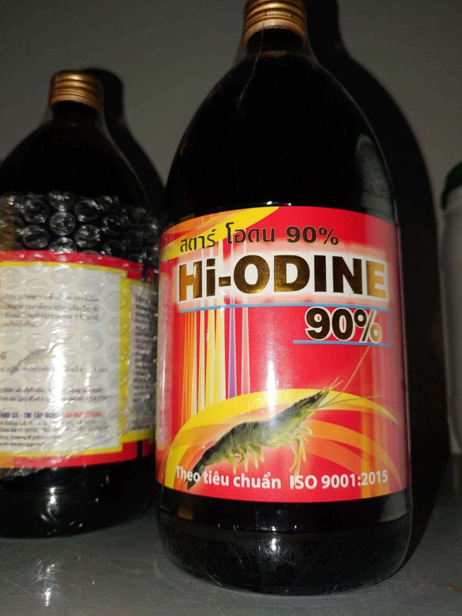 Iodine combo 2chai cho tôm cá