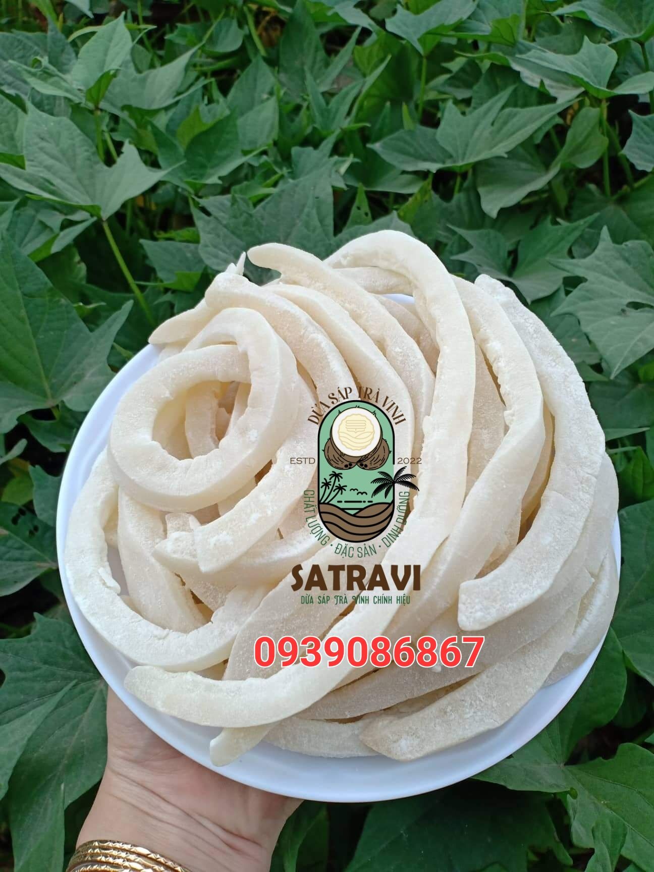 Mứt dừa sáp túi 500g