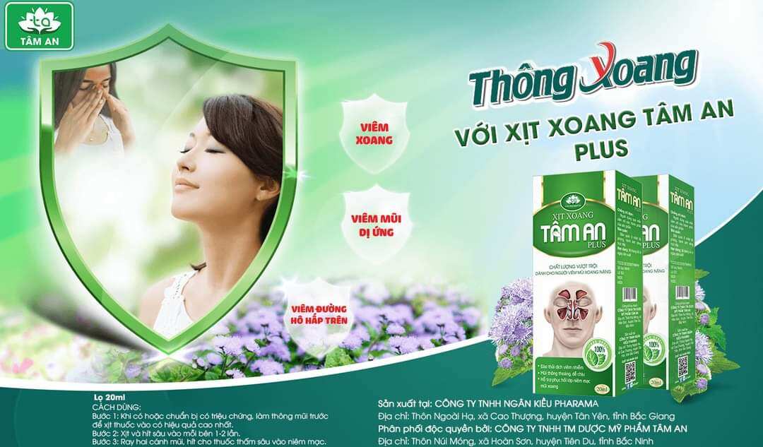 Xịt xoang Tâm An plus