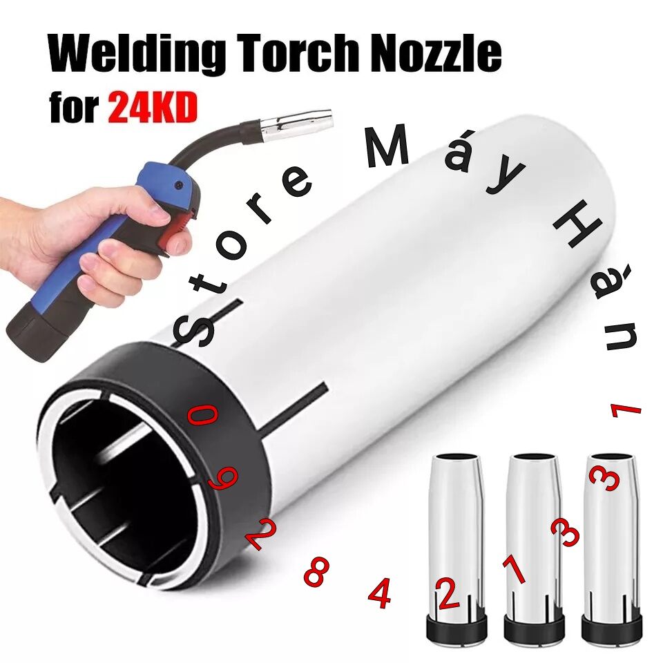 Chụp khí 24KD dùng cho súng hàn mig Bộ 5 cái
