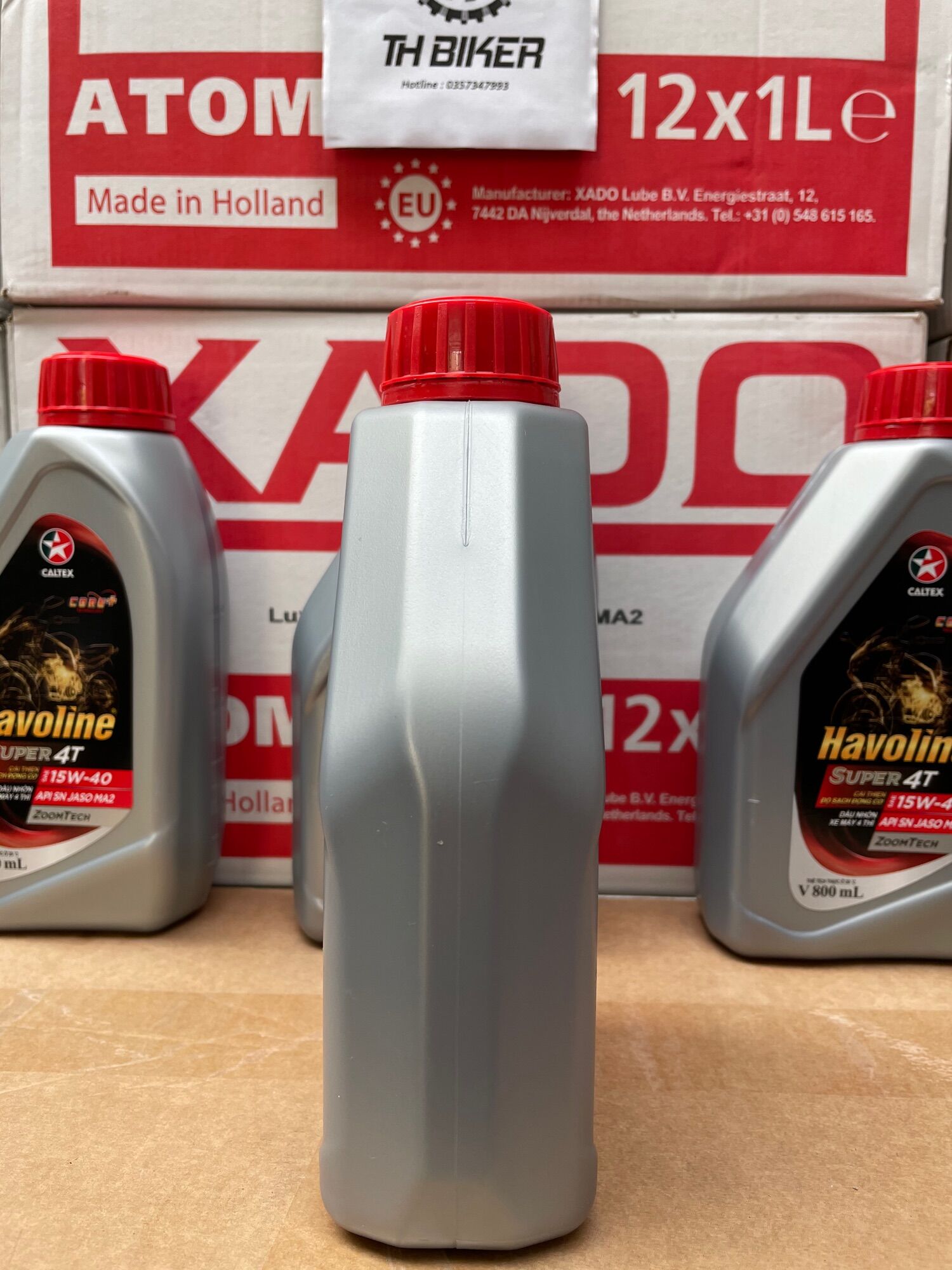 Dầu nhớt xe số CALTEX HAVOLINE Super 4T 15W40 800ml