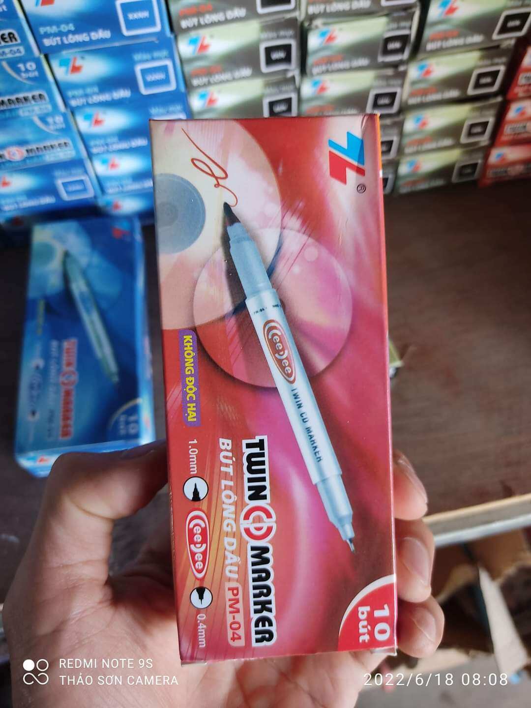 hộp 10 chiếc bút lông dầu Fo-Pm04