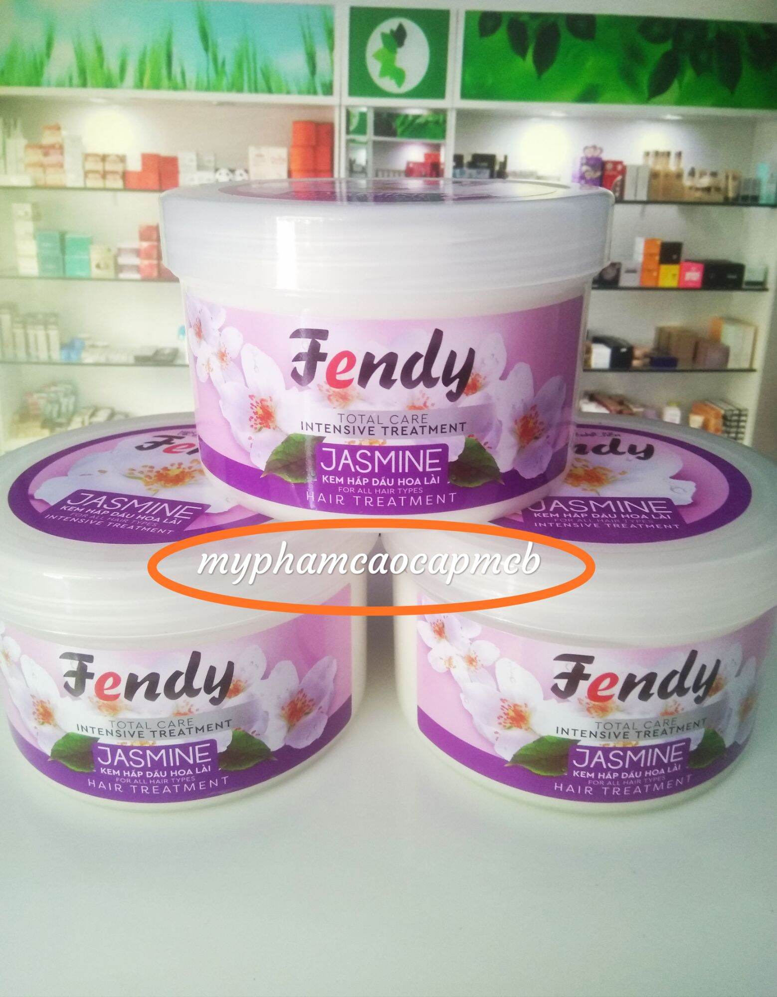 Kem hấp dầu ủ tóc Fendy hoa lài 500ml