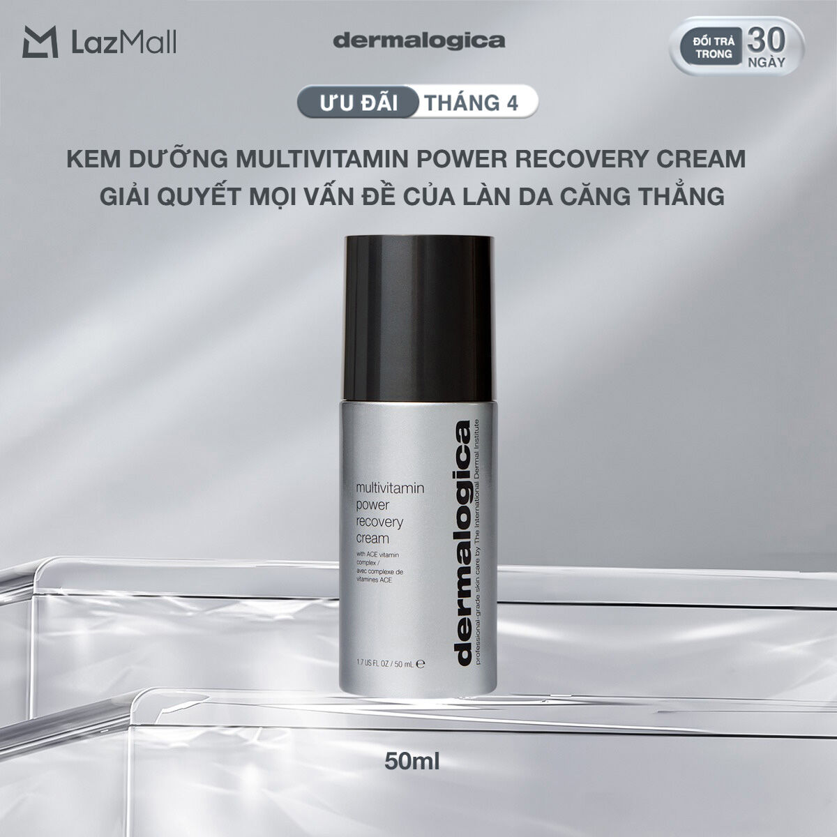 Kem dưỡng Multivitamin Power Recovery Cream giải quyết mọi vấn đề của làn da căng thẳng