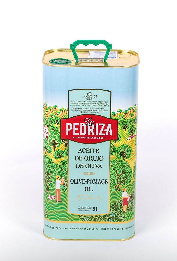 Dầu oliu / olive nhãn hiệu la pedriza pomace - can 5000ml - nhập khẩu tây ban nha