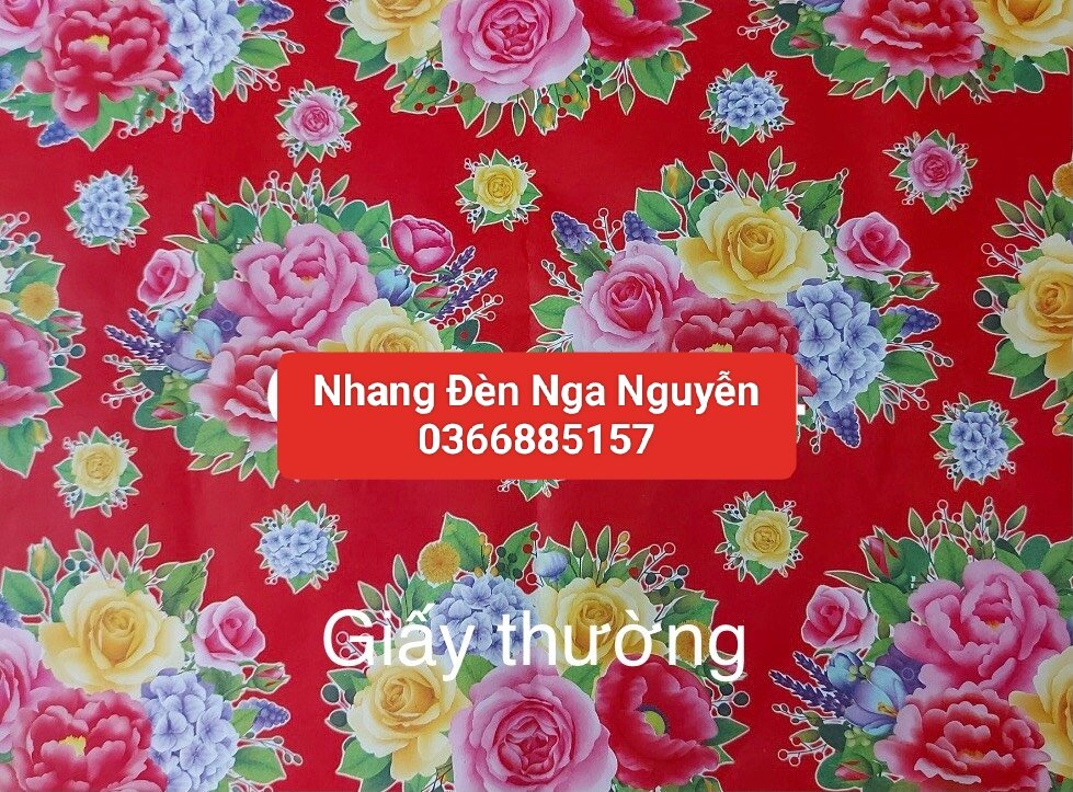 Giấy bông đỏ gói quà,trang trí Tết giá sỉ