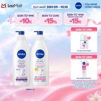 Bộ 2 Sữa Dưỡng Thể NIVEA Extra Bright Dưỡng Da Sáng Mịn Sau 7 Ngày 350ml -  88311x2/98413x2/98412x2