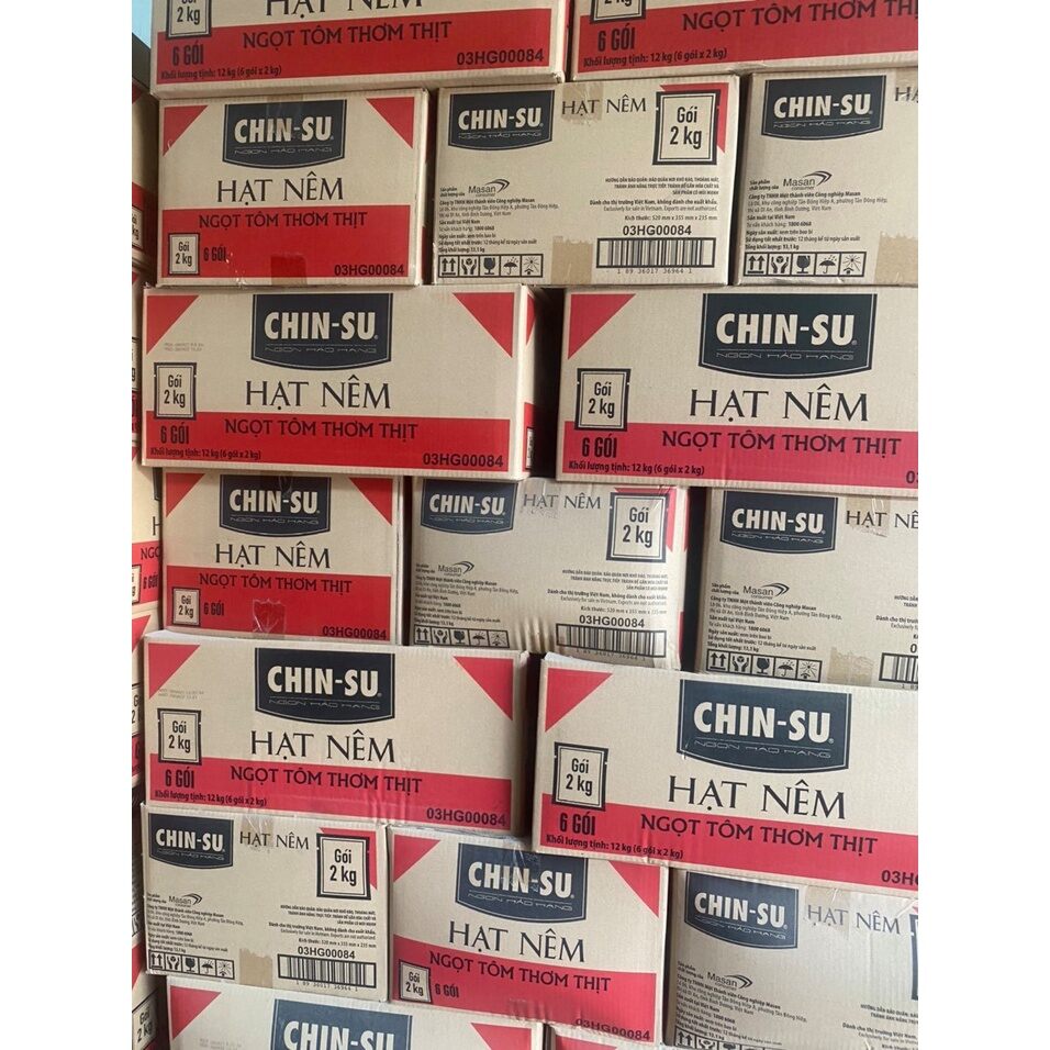Hạt nêm chinsu 2kg thơm ngon bổ rẻ thùng