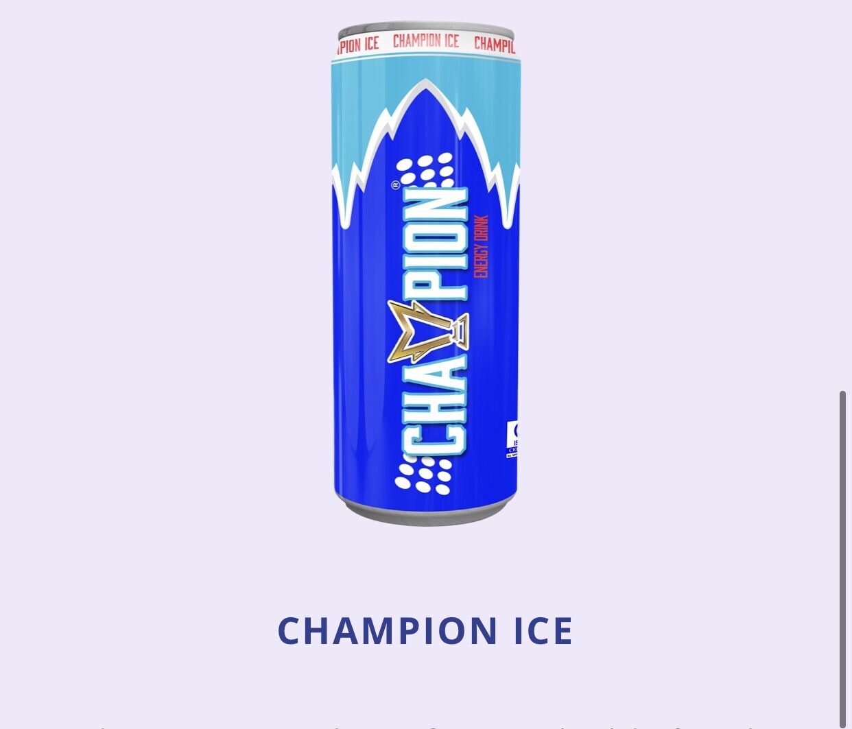 Nước tăng lực Champion ice thumbnail