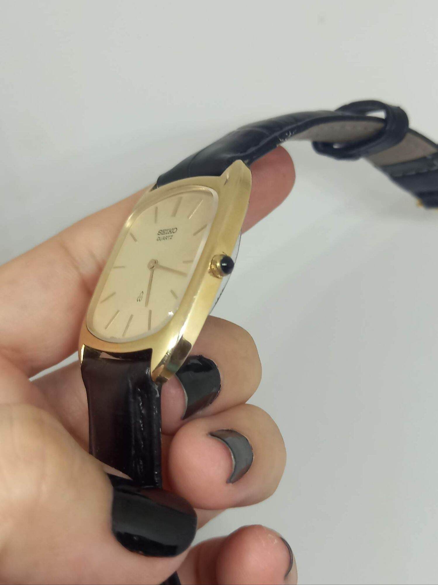 HCM Đồng Hồ Seiko Pin Vàng Đúc 14k Chính Hãng Full Hộp - Size 28mm x 29mm -  MixASale