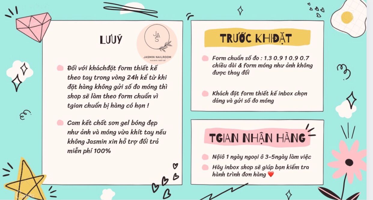 Móng tay giả thiết kế nailbox