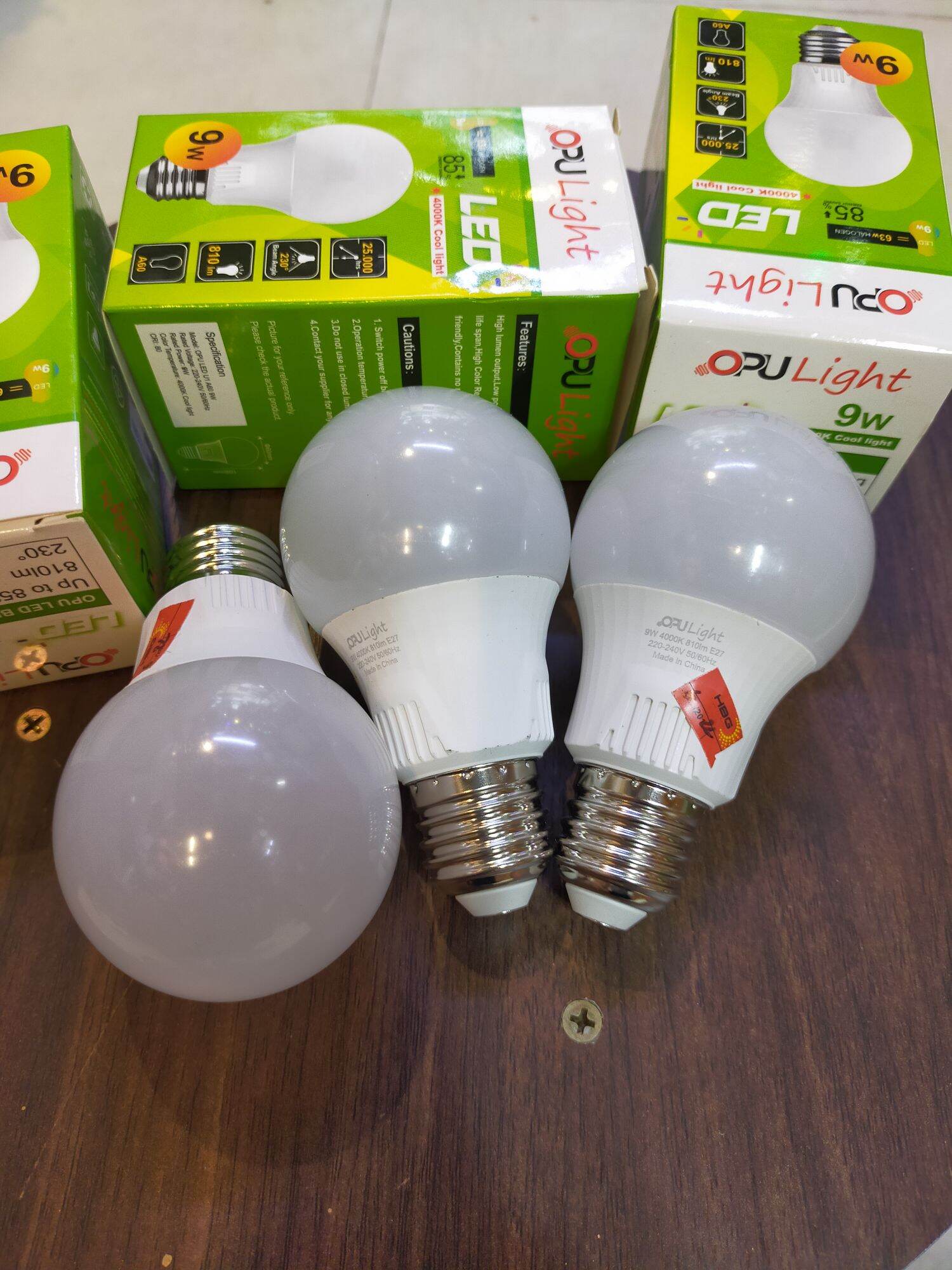Bóng led 9w trung tính đui e27