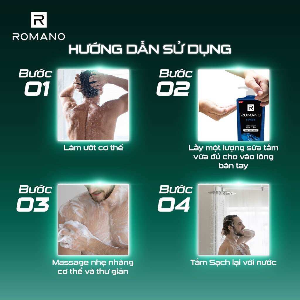 Tắm gội romano 650g