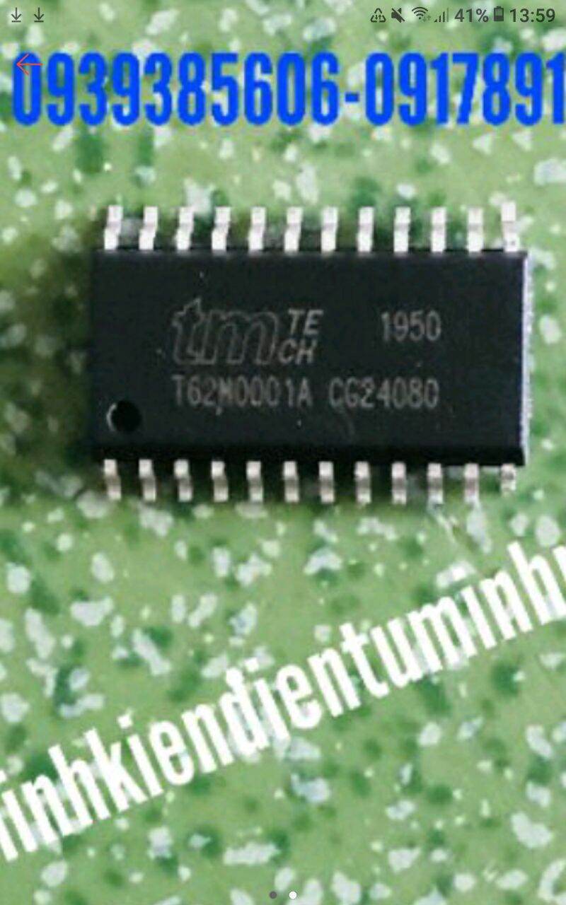 1-IC ECHO T62M001A (chân dán)