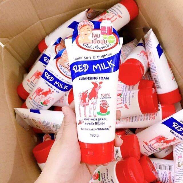 Sữa rửa mặt Reb Milk Thái Lan 180gr (trắng da,ngừa mụn)