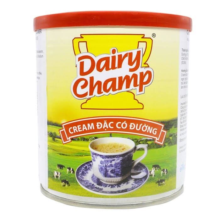 Hộp 1kg sữa đặc có đường nguyên kem Dairy Champ Malaysia Date mới 12 tháng