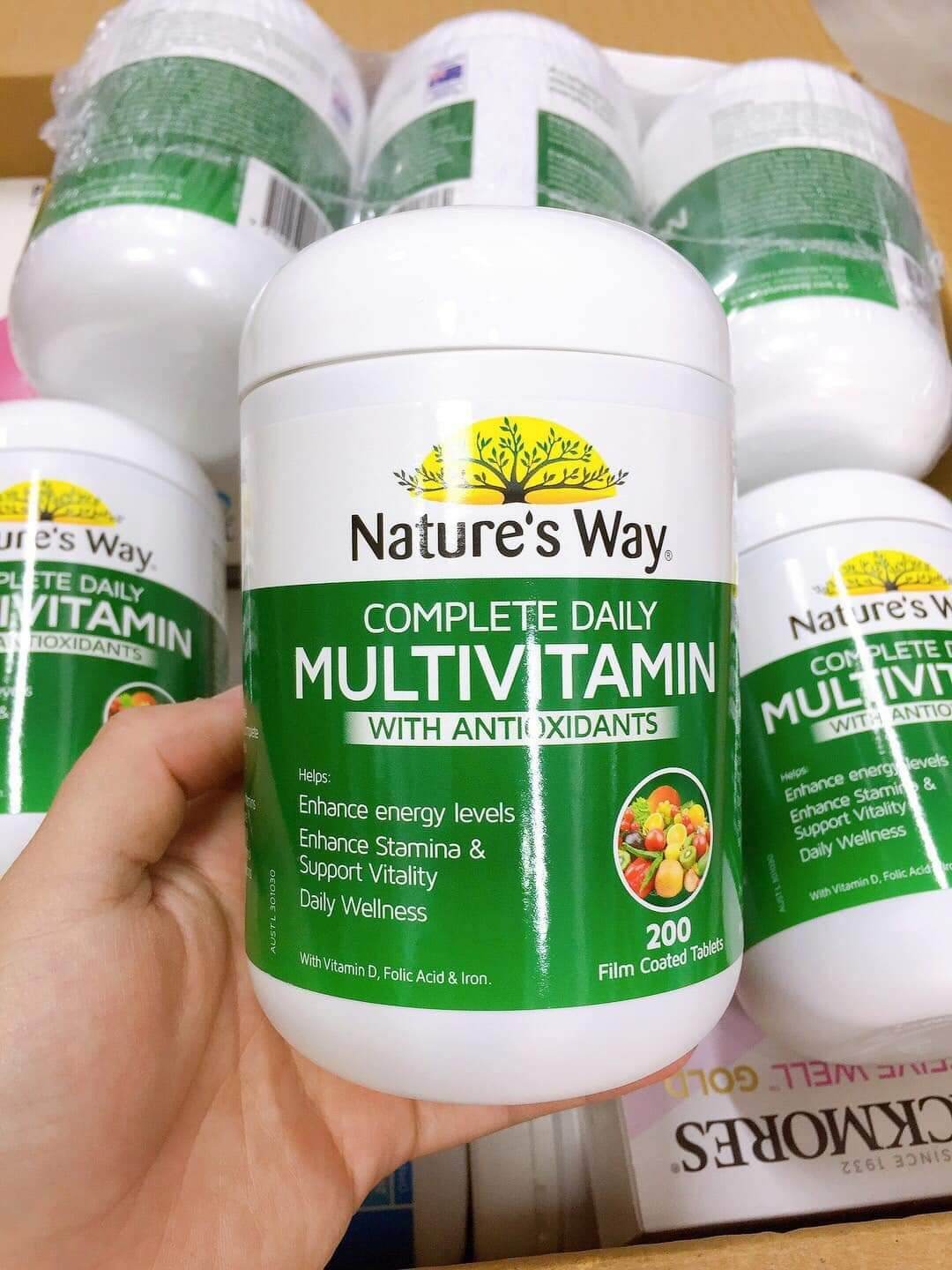 Vitamin tổng hợp (tảo biển) Nature's Way Complete daily Multivitamin