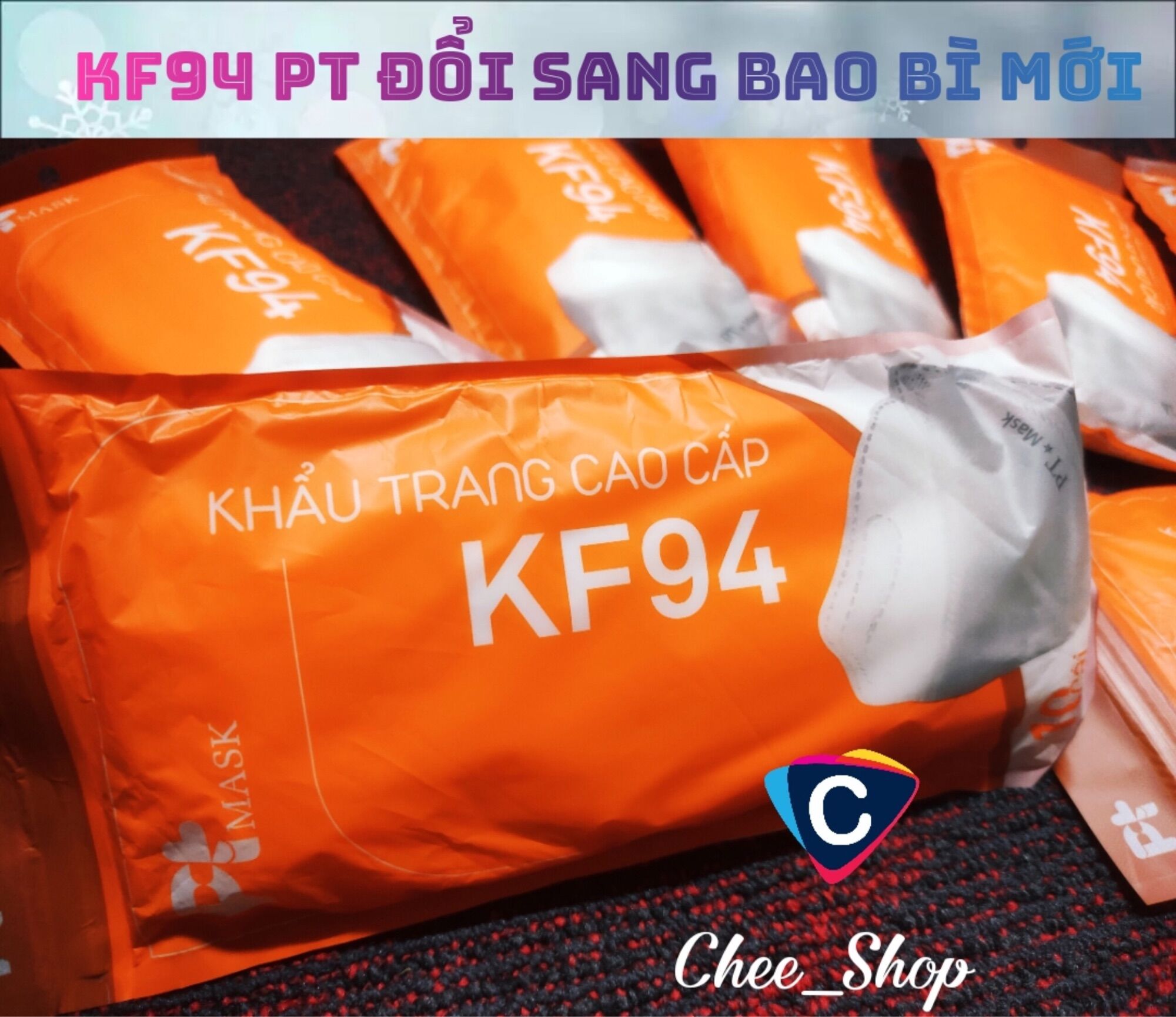 1 Bịch 10 Cái Khẩu Trang KF94 PT Mask