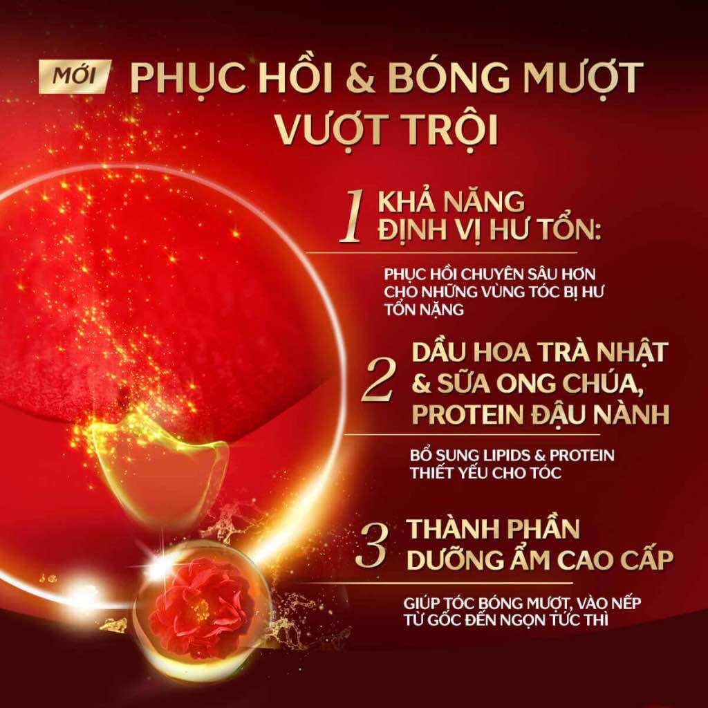 Dầu xả Dưỡng tóc bóng mượt Premium Moist Tsubaki (490ml/chai)