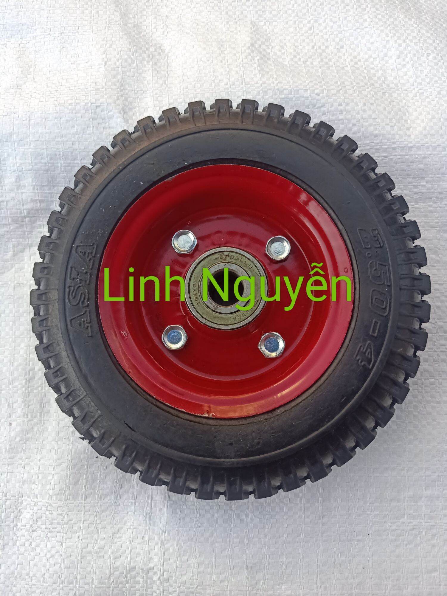 Bánh xe 250-4 đỏ
