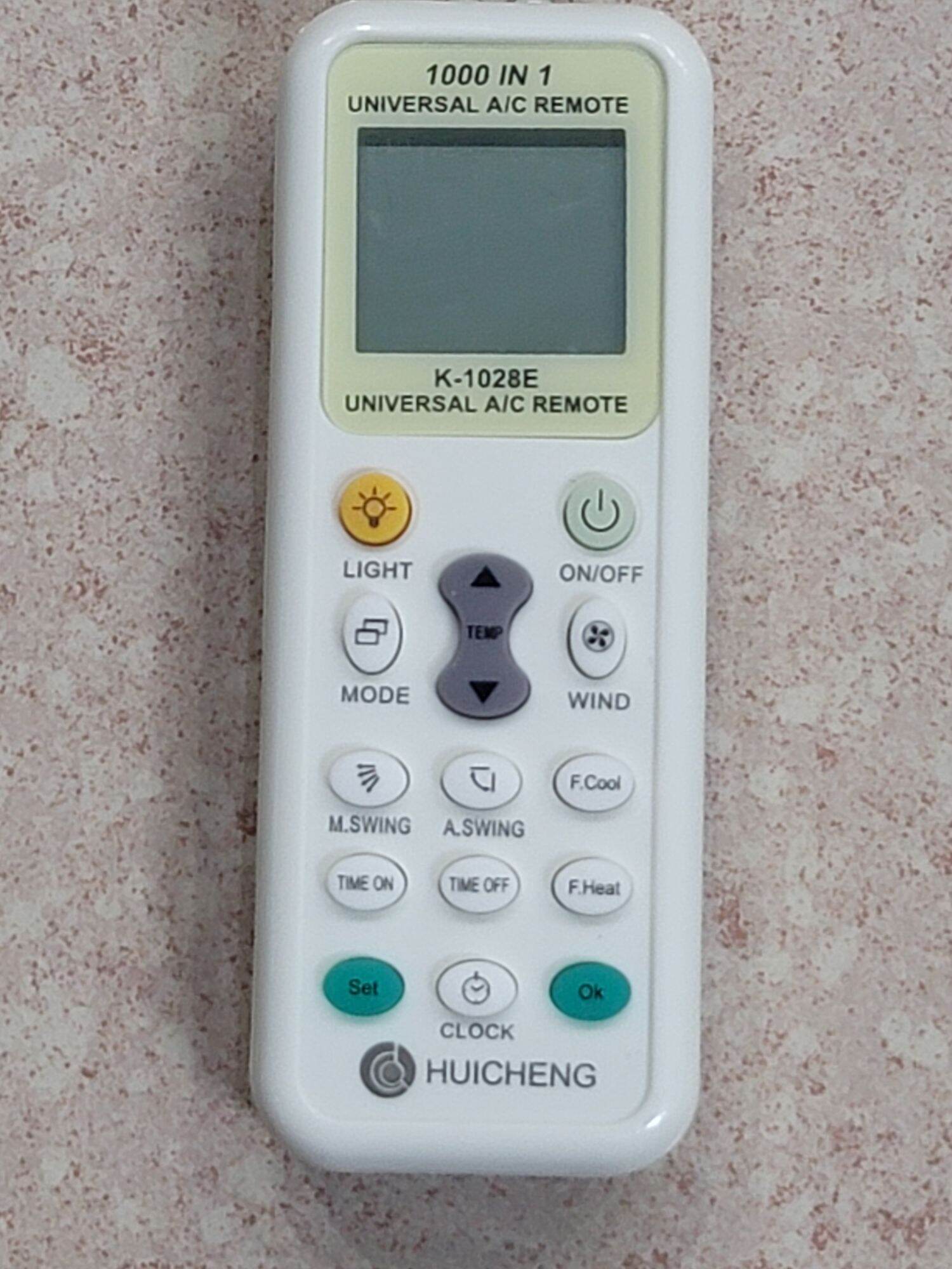 remote, điều khiển máy lạnh đa năng HUICHENG.