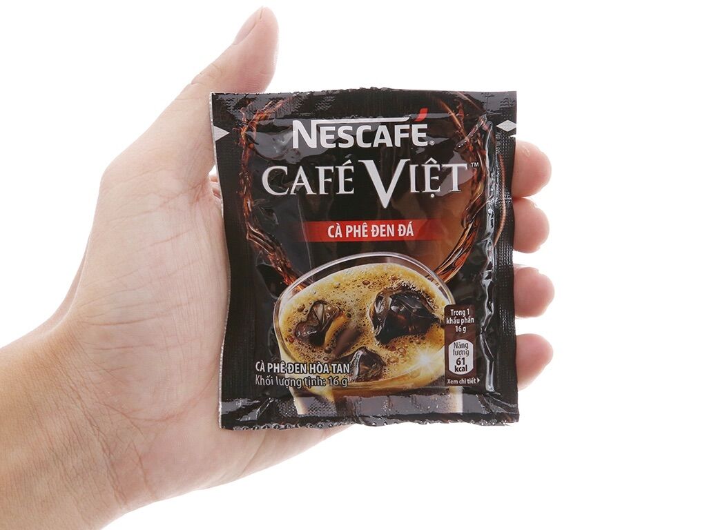 Cà phê đen đá CAFE VIỆT - Nescafe Túi 560g (35 gói x 16g)