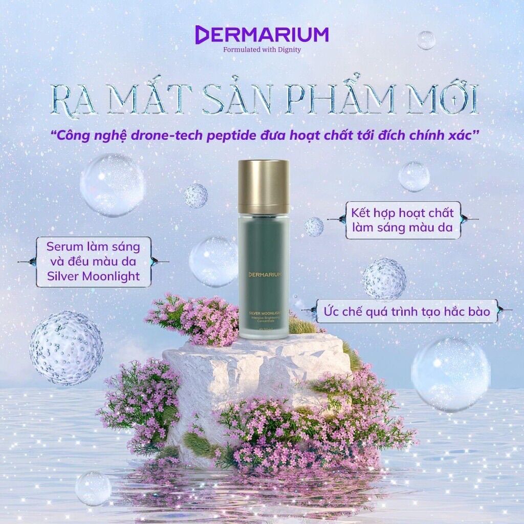 Tinh chất làm sáng và đều màu da Dermarium - Silver Moonlight