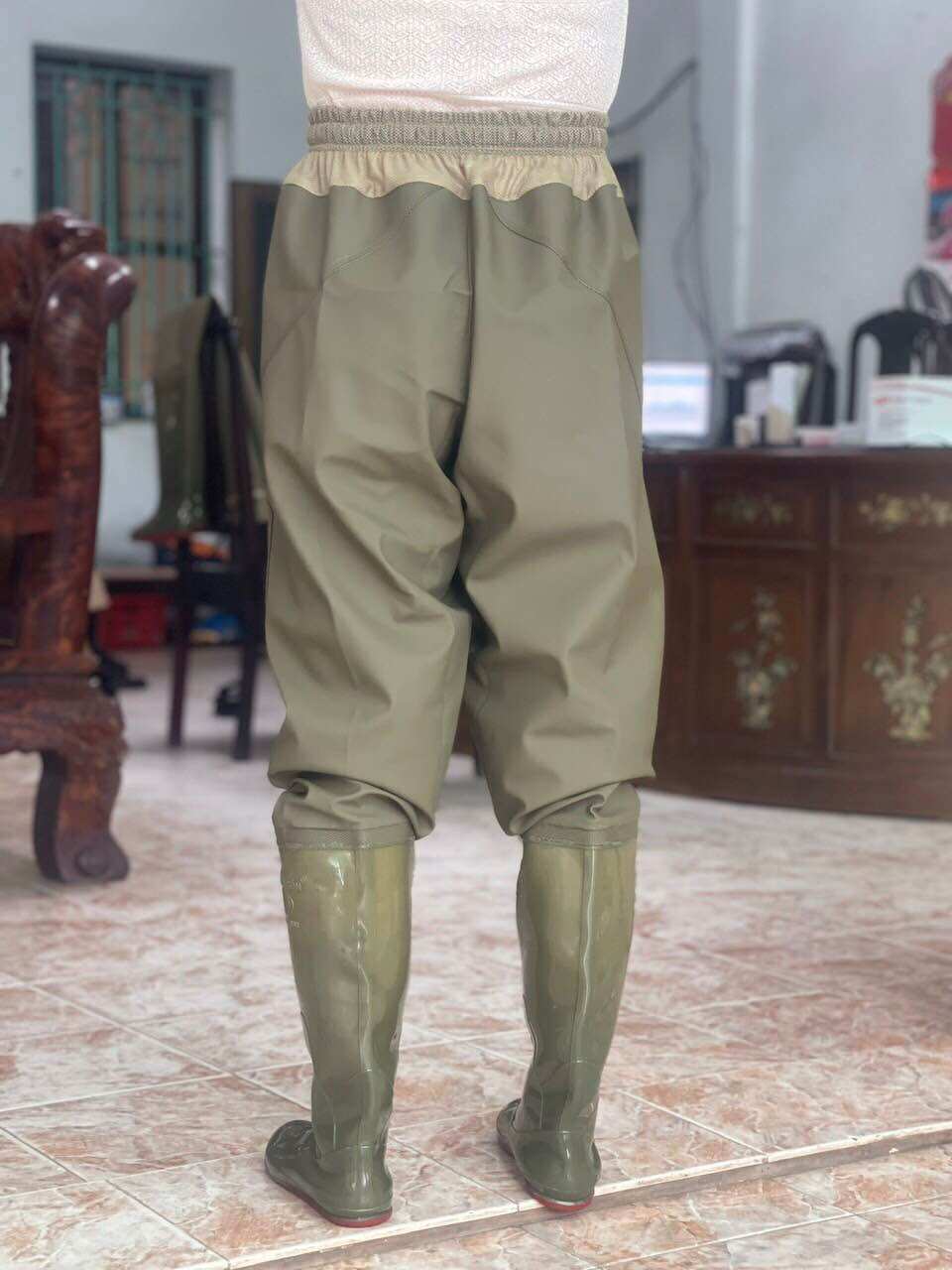 Ủng Quần lưới vàng đế cứng