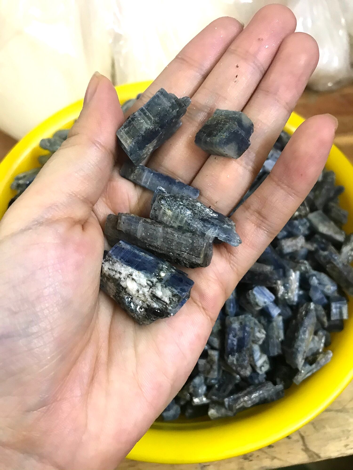 Set 30/50/100 gam đá thô thanh tẩy Kyanite