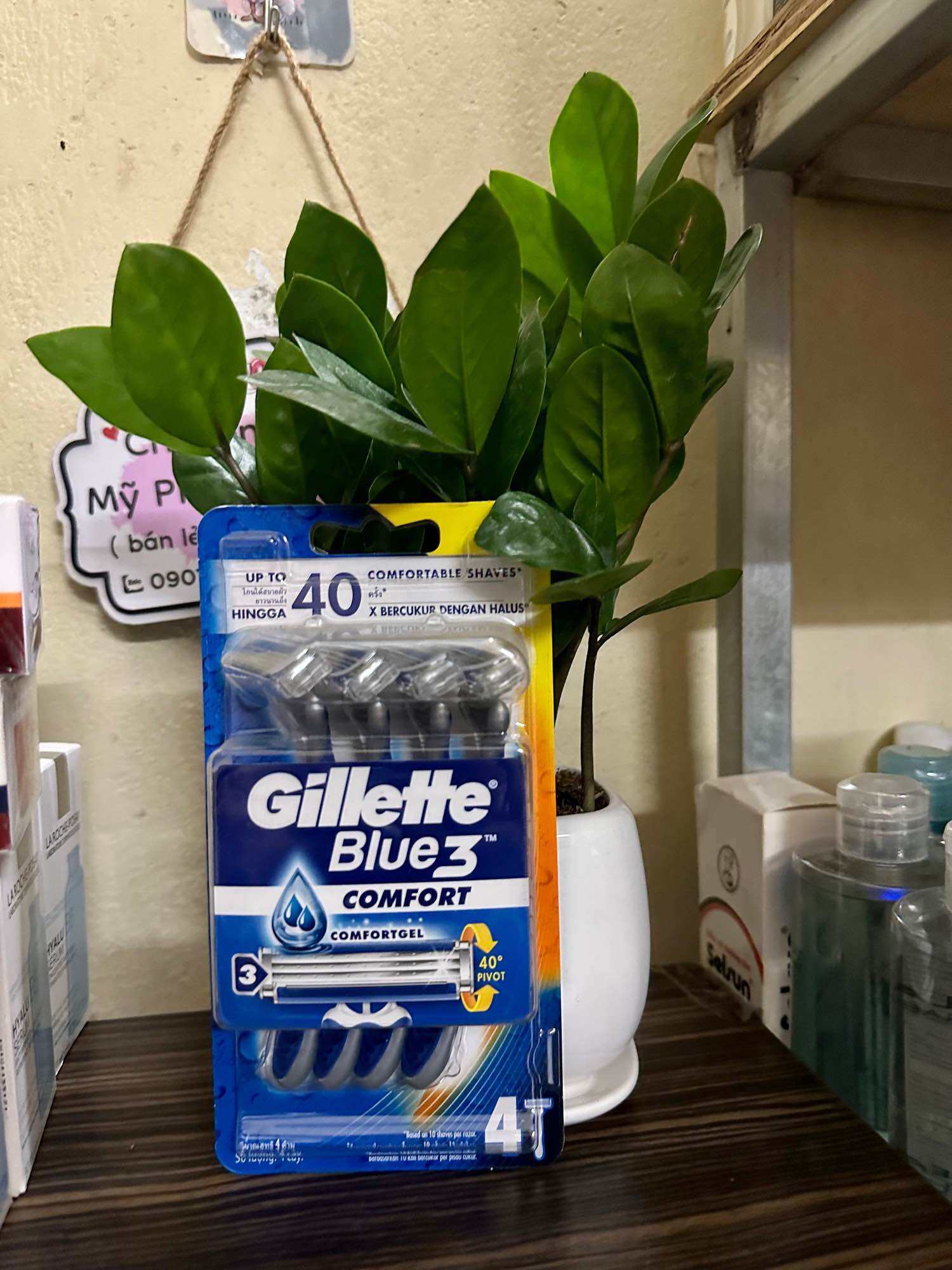 Dao Cạo Blue 3 Gillette Vỉ 4 Cái ( chính hãng)