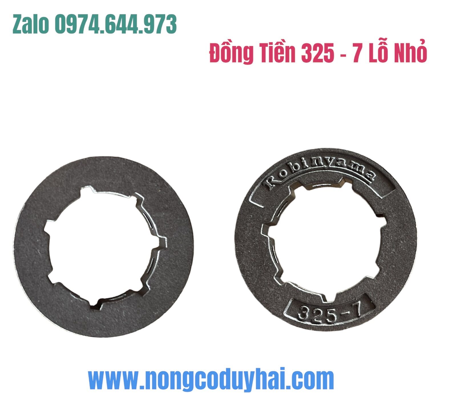 Đồng tiền 325 - 7 dành cho máy cưa nhật bãi husqvarna 353 shindaiwa