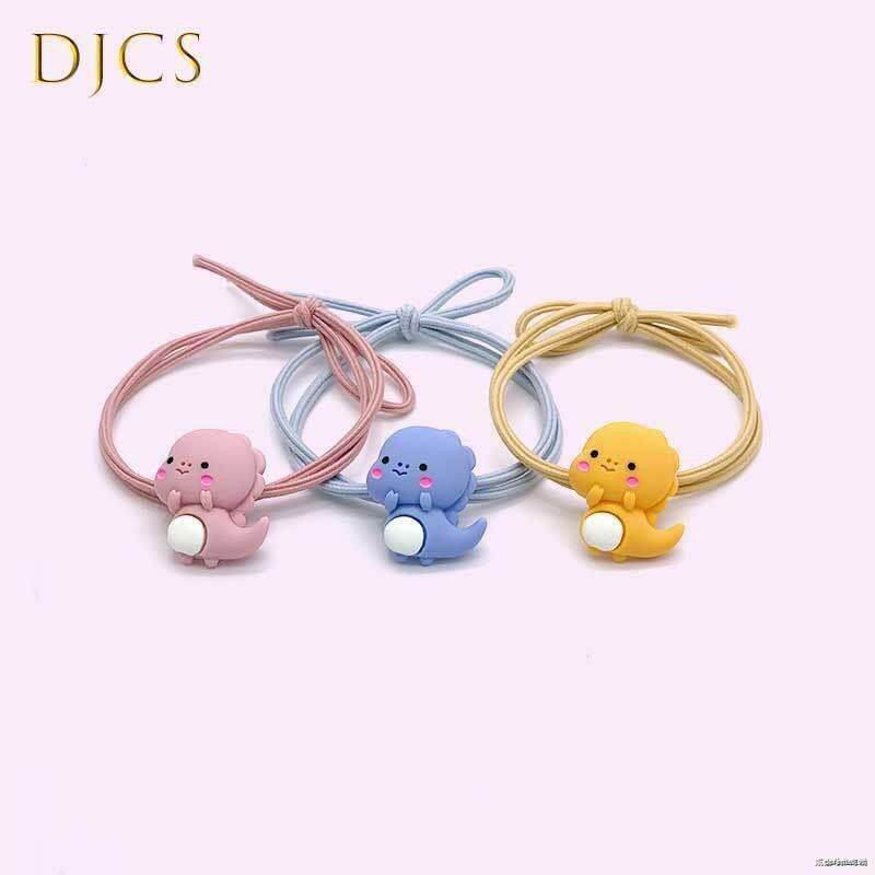 Dây buộc tóc hình gấu, dâu tây, khủng long đáng yêu