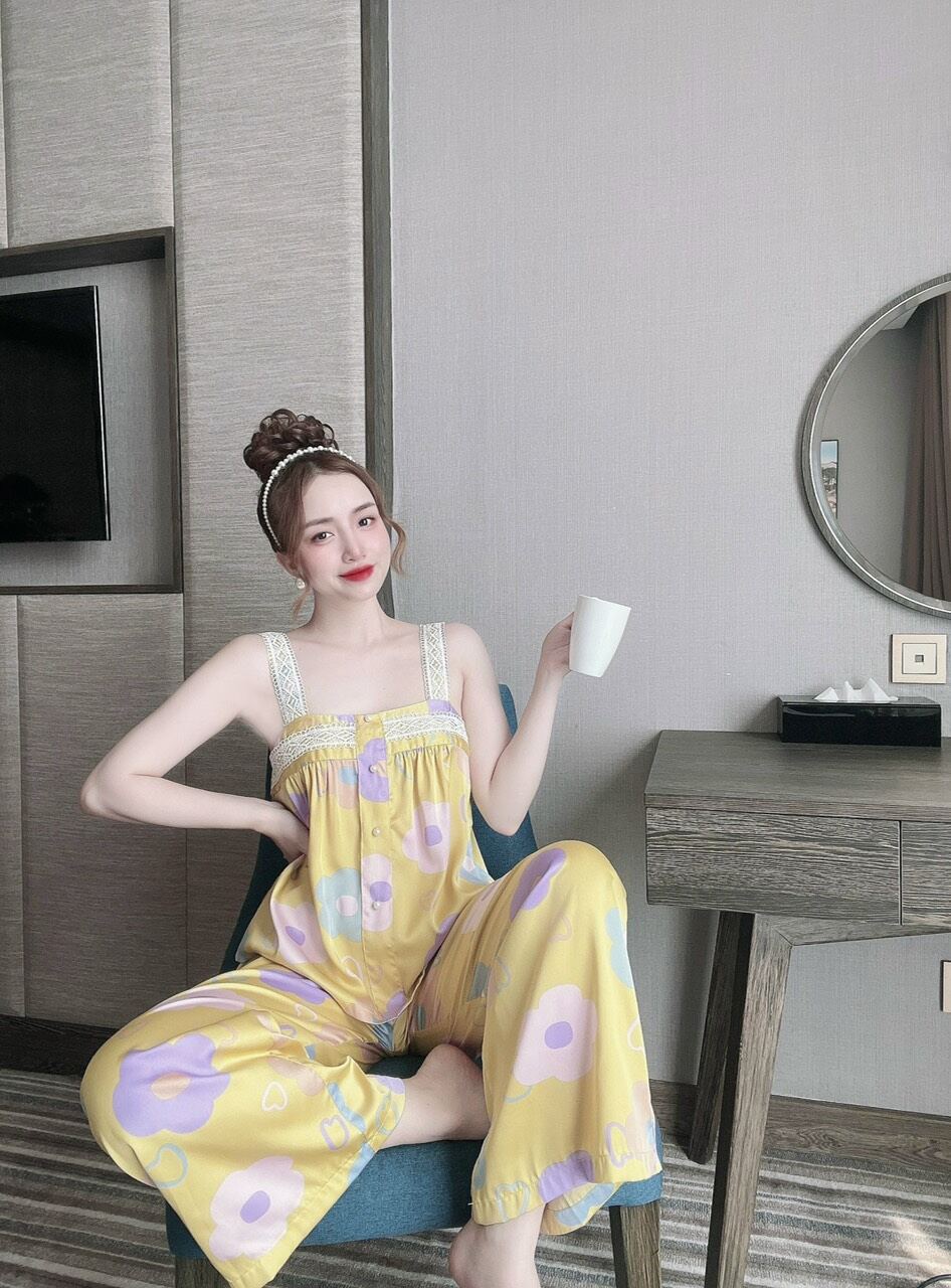 Bộ lụa mặc nhà siêu xinh