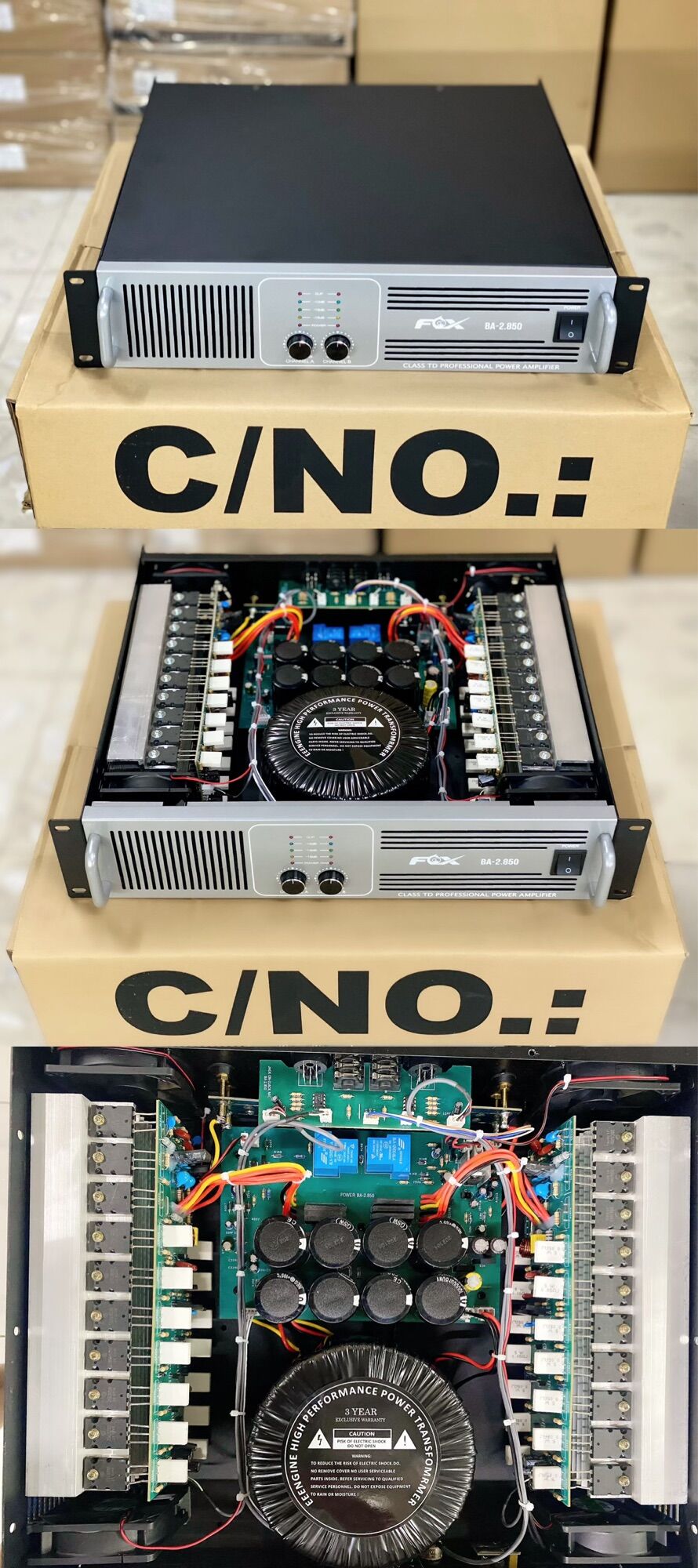 Cục đẩy công suất 40 sò bù áp