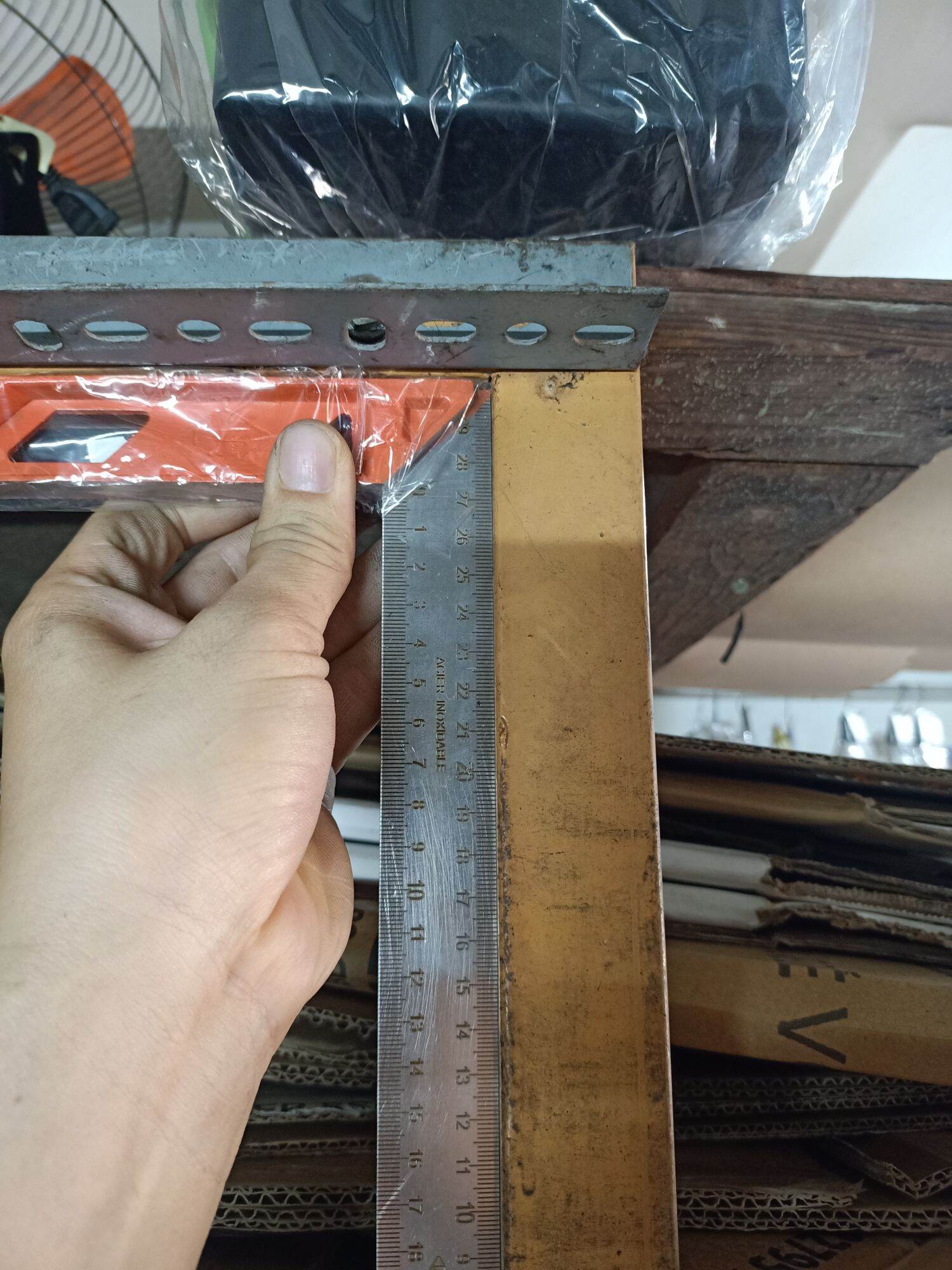 THƯỚC KE GÓC INOX 3T (300MM)