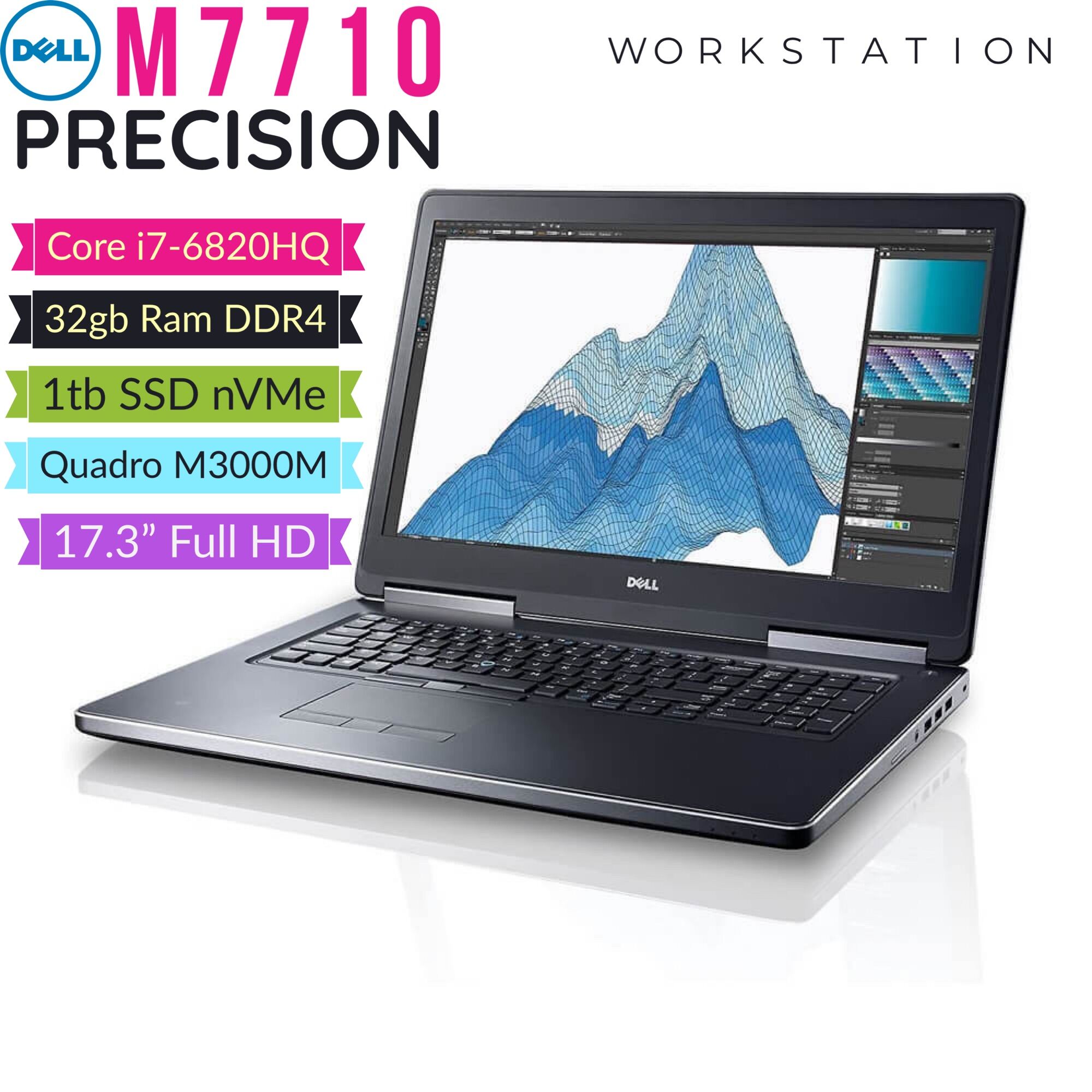 Trả góp 0%]Laptop máy trạm workstation DELL Precision M6700 core