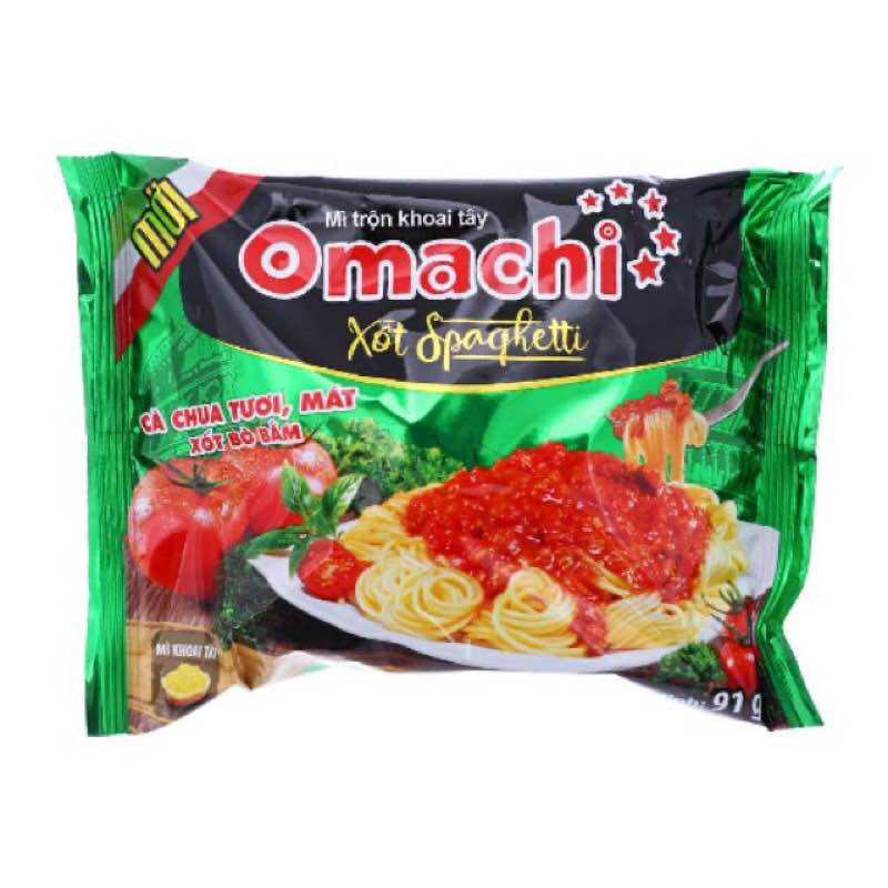 Mì trộn Omachi Sốt Spaghetti Gói 91g