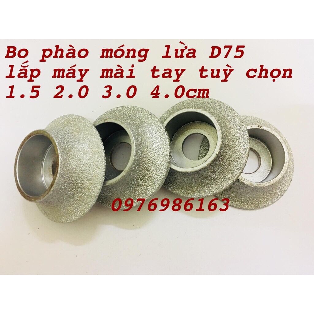 Bát soi phào móng lừa D75 lắp máy mài