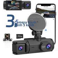 Camera Hành Trình FOXGOD 3 Kênh FHD 1080P Với Tầm Nhìn Ban Đêm, Cảm Biến G, Ghi Hình Vòng Lặp, Máy Đo Tốc Độ Để Đảm Bảo An Toàn Cho Xe.