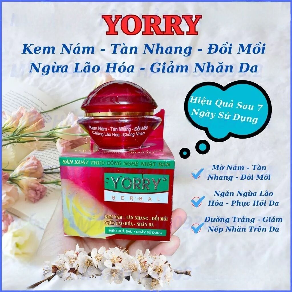 Kem yorry kem nám tàn nhang đồi mồi