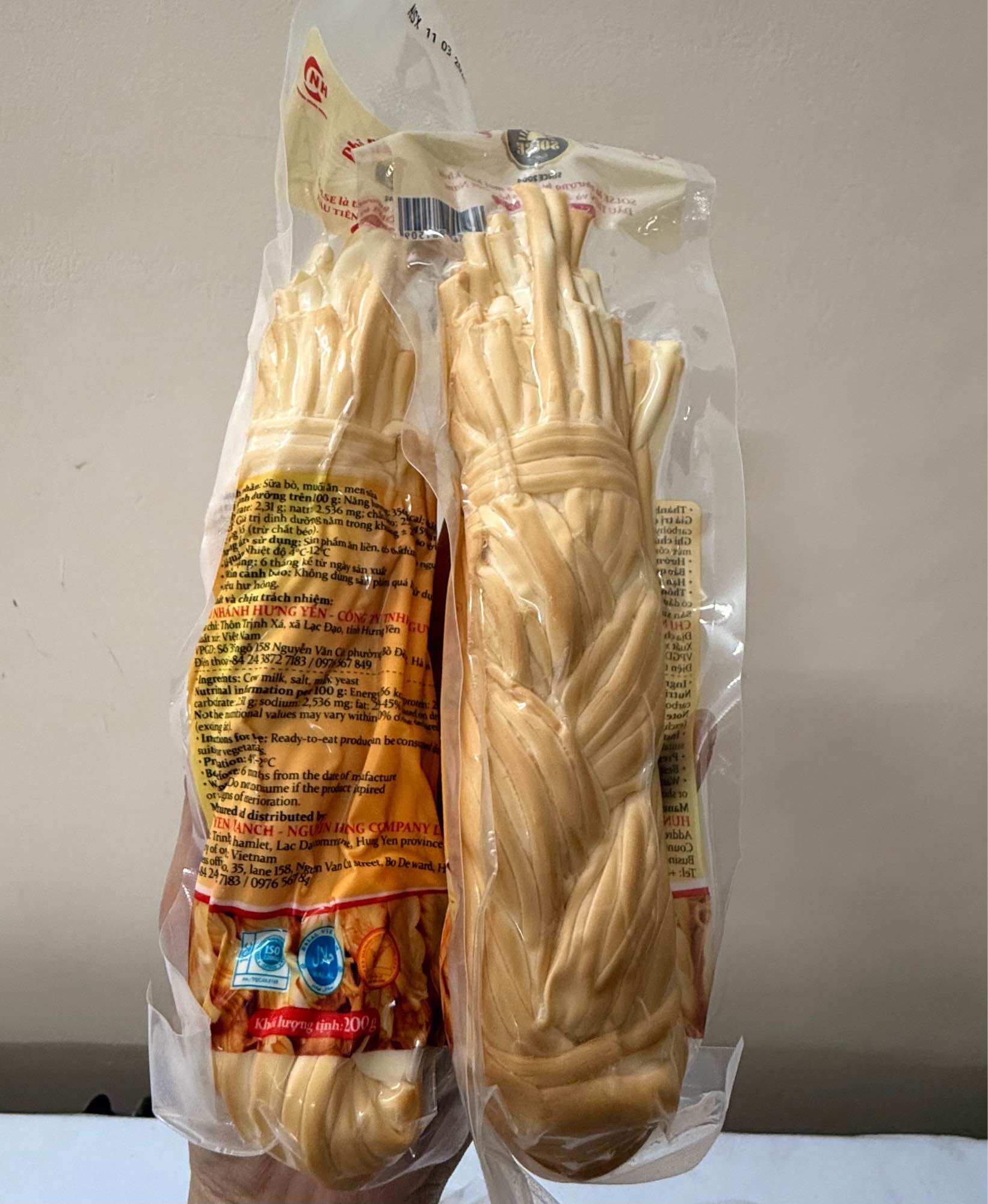 Phô-mai hun khói 200g solse ăn mặn/chay