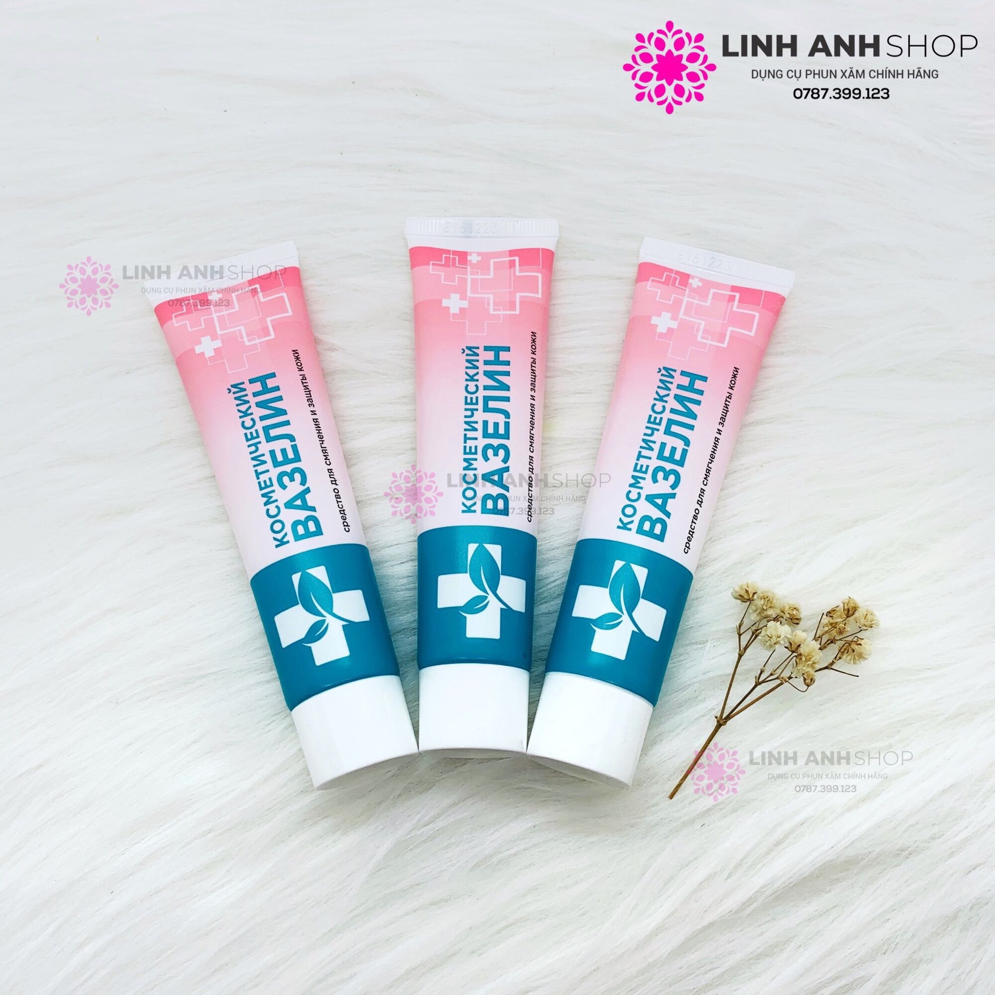 DƯỠNG VASLINE NGA Chính Hãng Phun Xăm